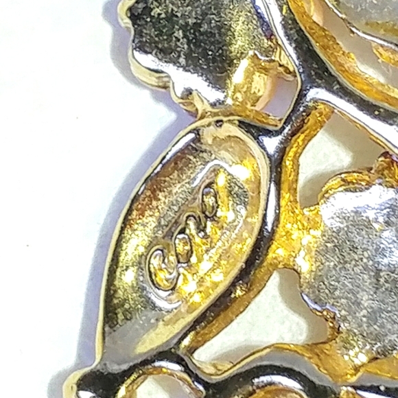 CORO PASTEL FLOWERS CHOKER NECKLACE - VINTAGE FLORAL MCM - Picture 6 of 8